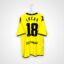 Borussia Dortmund 2011/12 Home 18 Lucas cup shirt [XL].