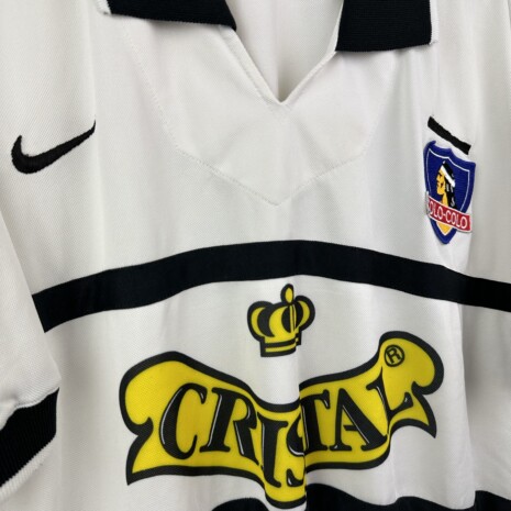 IMG_8780 Colo Colo Fußballtrikot, 1996/97 Home, sehr guter Zustand - ein Mikrofleck auf dem Rücken - siehe extra 4