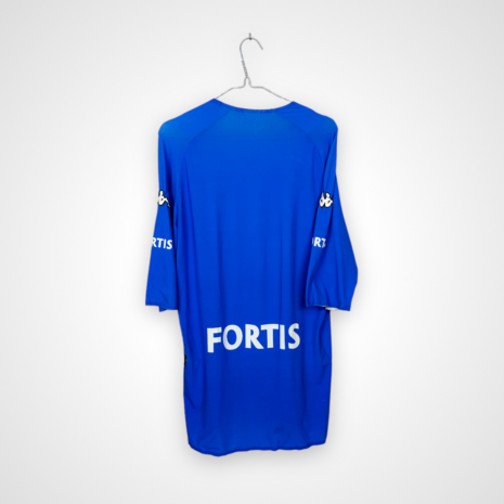 PhotoRoom_001_20230729_163122 Feyenoord Rotterdam Fußballtrikot, 2005/06 Away, befriedigender Zustand - Ziehen auf der Vorderseite des Trikots und Stoff Nieseln an mehreren Stellen.Ansicht von