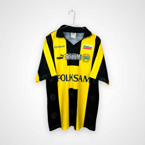 Hammarby Fußballtrikot, 1995 Away, sehr guter Zustand - leicht beschädigter Sponsorenaufdruck auf dem Rücken.