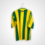 Koszulka piłkarska FC Nantes, 1996/97 Home, stan dobry - koszulka posiada kilka mikro dziurek i niewielkich plam, a materiał jest delikatnie zmechacony.- widok z
