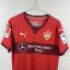 Koszulka piłkarska VFB Stuttgart, 2015/16 Away, stan dobry - sporo mikro zaciągnięć, delikatnie uszkodzone emblematy ligowe na rękawkach.- zbliżenie na front
