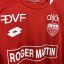 Dijon FCO football shirt, 2018/19 Home, very good condition - one minor soiling on the front and three minor stains, plus micro cracks on the