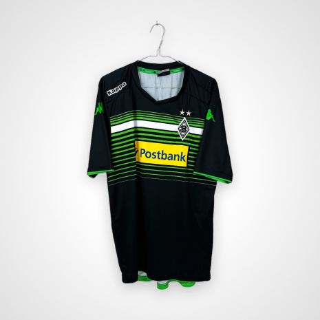 Koszulka piłkarska Borussia Monchengladbach, 2014/15, stan bardzo dobry - mikro zaciągnięcie na nadruku sponsora.