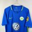 Koszulka piłkarska VFL Wolfsburg, 2017/18 Away, stan dobry - mikro plamka przy herbie oraz zabrudzenie na plecach.- zbliżenie na front