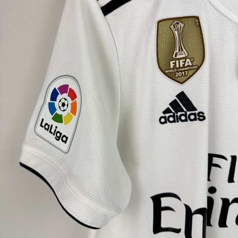 IMG_0053 Real Madrid Fußballtrikot, 2018/19 Home, ausgezeichneter Zustand - siehe extra 4