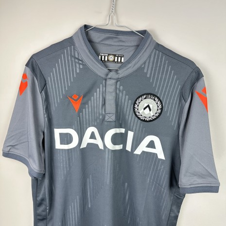 IMG_2907 Udinese Fußballtrikot, 2019/20 Third, ausgezeichneter Zustand - Nahaufnahme auf der Vorderseite