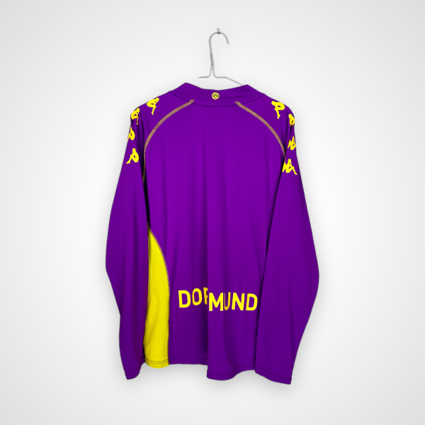 Borussia Dortmund Fußballtrikot, 2009/10, sehr guter Zustand - kleine Risse an Kappa-Emblemen und Sponsorenaufdruck - Rückansicht