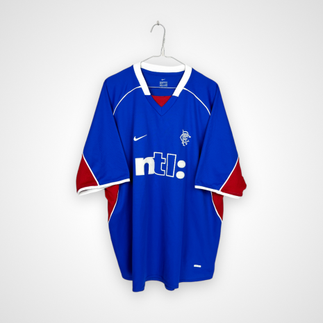 Koszulka piłkarska Rangers FC, 2001/02 Home, stan doskonały