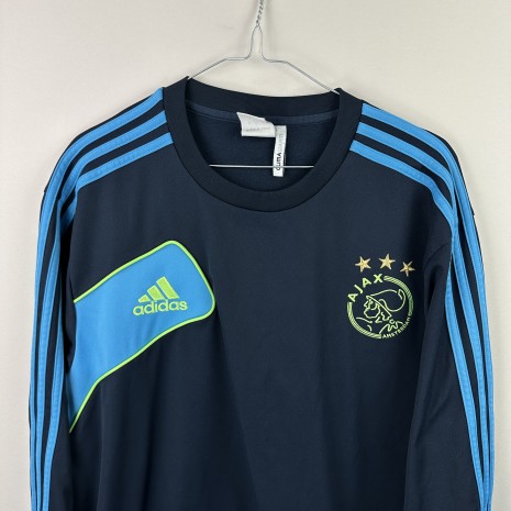 IMG_4703 AFC Ajax Fußballtrikot, 2012/13, ausgezeichneter Zustand - Nahaufnahme der Vorderseite