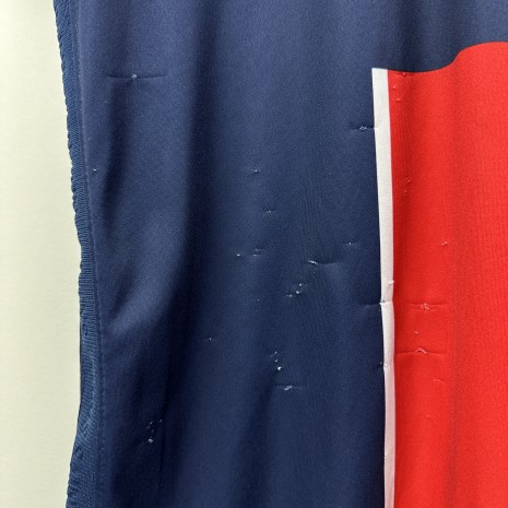 IMG_5170 PSG football jersey, 2020/21 Home, poor condition - lots of pulls on the front of the jersey.Additional view 4