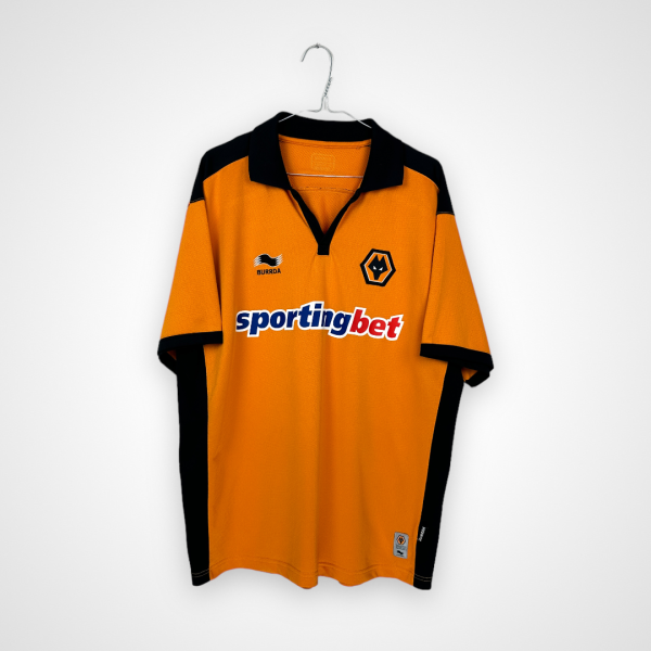 Koszulka piłkarska Wolverhampton Wanderers, 2010/11 Home, stan bardzo dobry - starta metka z rozmiarem na karku.