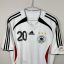 Germany football shirt, 2006/08 Home, very good condition - cracked number on back.- close-up of front