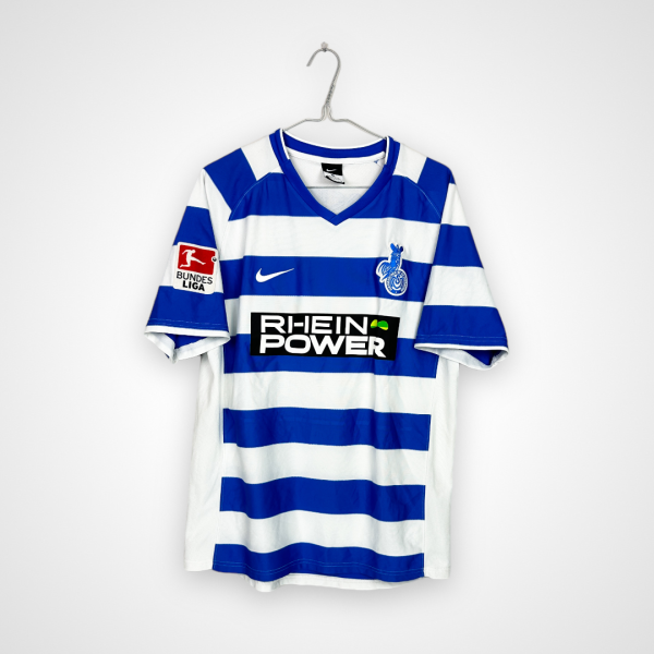 Koszulka piłkarska MSV Duisburg, 2011/13 Home, stan doskonały- widok z tyłu