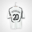 Germany football shirt, 2006/08 Home, very good condition - cracked number on back.
