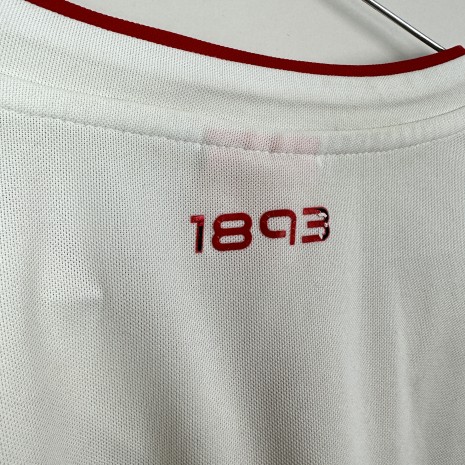 IMG_8178 VFB Stuttgart football jersey, 2013/14 Home, satisfactory condition - damaged sponsor print and on the neck, in addition the jersey has lost its original colour and has