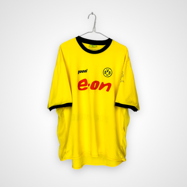 Borussia Dortmund Fußballtrikot, 2003/04 Home, sehr guter Zustand - Verschmutzung auf der Vorderseite.