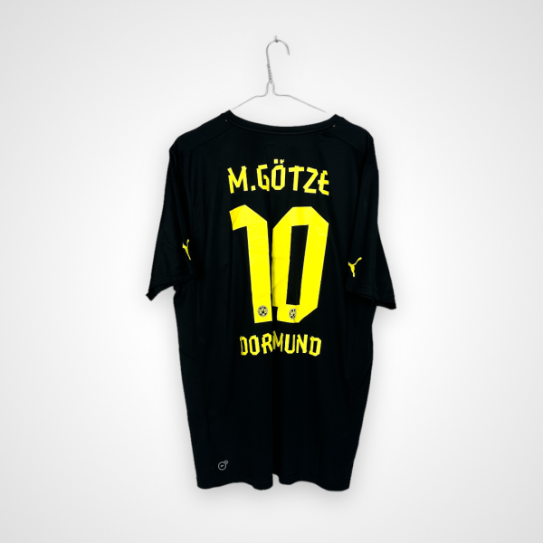 Borussia Dortmund Fußballtrikot, 2012/13 Auswärts, guter Zustand - beschädigte Nummer und Name auf dem Rücken.