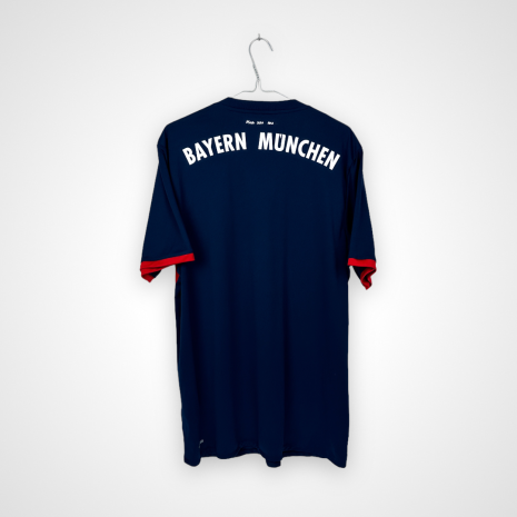 Photoroom_025_20240530_212412 FC Bayern Munich football shirt, 2017/18 Away, very good condition - slightly damaged sticker on neck.- rear view