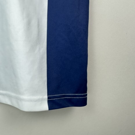 IMG_3519 West Bromwich Albion football shirt, 2018/19 Home, in very good condition – the puma emblems on the sleeves are slightly damaged and there is one tiny snag. – view