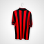 AC Milan Fußballtrikot, 1990/91 Home, schlechter Zustand - Beschädigung des Stoffes am Kragen, viele kleine bis mittelgroße Risse am ganzen Körper
