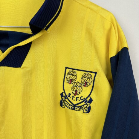 IMG_7382 Koszulka piłkarska Shrewsbury Town FC, 1995/97 Away, stan bardzo dobry - nieznacznie uszkodzony nadruk sponsora na froncie.- widok dodatkowy 3
