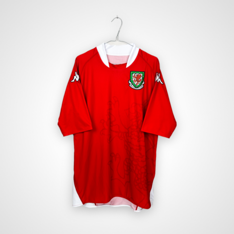 Koszulka piłkarska Walia, 2007/08 Home, stan doskonały
