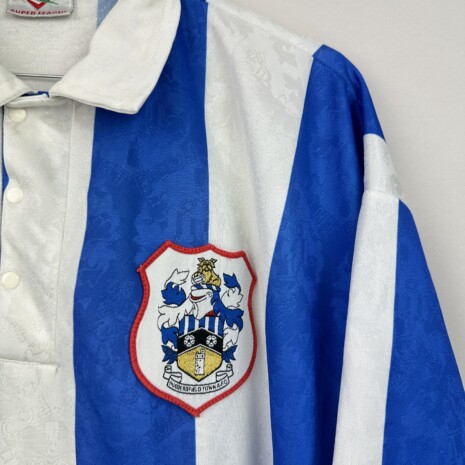 IMG_0311 Huddersfield Town Fußballtrikot, 1995/97 Home, sehr guter Zustand - zwei Micro Pulls - siehe extra 3