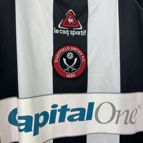 IMG_3630 Sheffield United FC Fußballtrikot, 2006/07 Away, sehr guter Zustand - Mikrorisse auf den Rückennummern - siehe extra 3