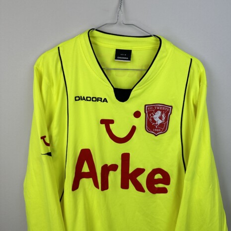 IMG_5199 FC Twente football shirt, 2008/09, good condition - a few spot stains and dirt.- close-up on front