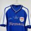 Millwall FC football shirt, 2003/04 Home, very good condition - minor cracks on numbers on back.- close-up of front