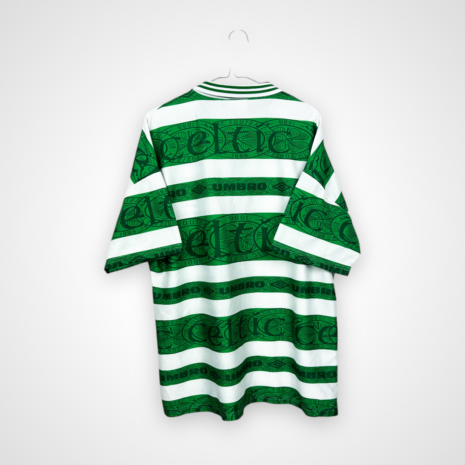 Photoroom_009_20241024_185823 Celtic FC Fußballtrikot, 1995/97 Home, ausgezeichneter Zustand - Rückansicht
