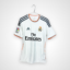 Real Madrid Fußballtrikot, 2013/14 Home, guter Zustand - beschädigter Sponsoraufdruck auf der Vorderseite, typisches Leiden für dieses Modell - Rückansicht