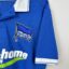Koszulka piłkarska Hertha BSC, 2015/16 Home, stan dobry - uszkodzony nadruk okolicznościowy na froncie oraz cyfra na plecach.- widok dodatkowy 3