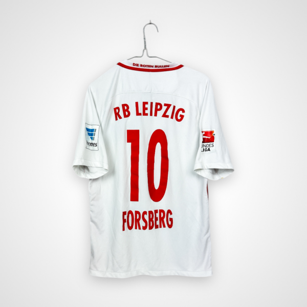 Red Bull Leipzig football jersey, 2016/17 Home, satisfactory condition - micro stains in places, one small spot on the front and two on the