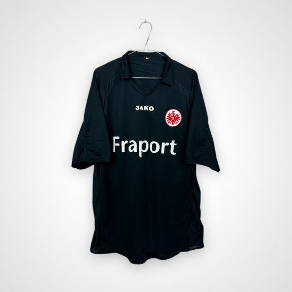 Eintracht Frankfurt football shirt, 2007/08 Third, very good condition - worn size patch and faded material on the side of the jersey.