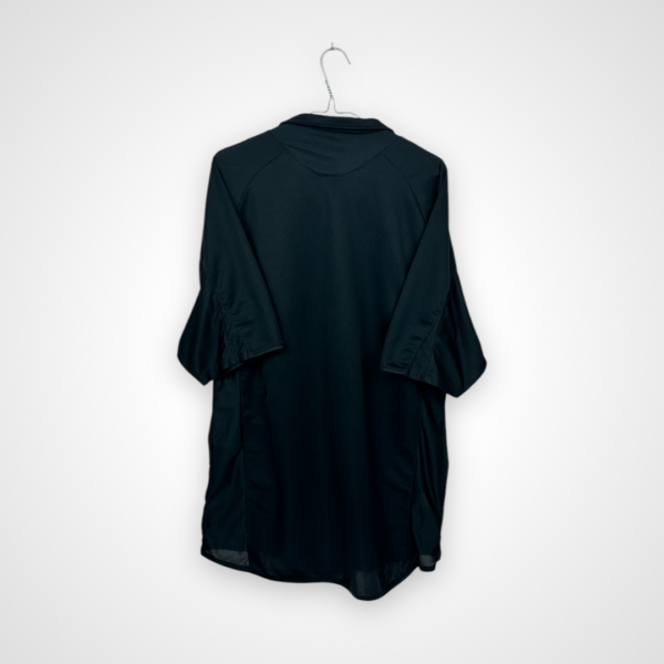 Eintracht Frankfurt football shirt, 2007/08 Third, very good condition - worn size patch and faded fabric on side of shirt.- rear view