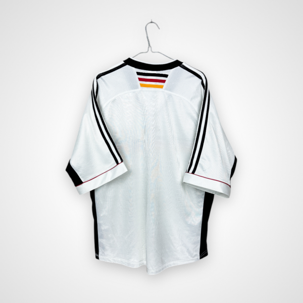 Koszulka piłkarska Niemcy, 1998/00 Home, stan bardzo dobry - kilka mikro zaciągnięć.- widok z tyłu