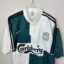Koszulka piłkarska Liverpool FC, 1995/96 Away, stan bardzo dobry - jedno mikro zaciągnięcie na froncie.- zbliżenie na front