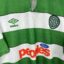 Koszulka piłkarska Celtic FC, 1991/92 Home, stan słaby - koszulka posiada kilka dziurek oraz zaciągnięć na froncie.- widok dodatkowy 4