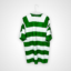 Koszulka piłkarska Celtic FC, 1991/92 Home, stan słaby - koszulka posiada kilka dziurek oraz zaciągnięć na froncie.- widok z tyłu