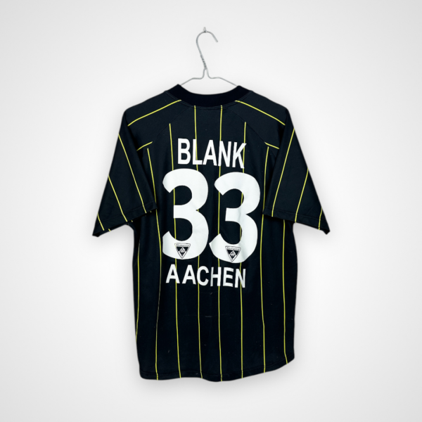 Alemannia Aachen football shirt, 2004/05 Home, poor condition - significant number of large and small pulls throughout the jersey.