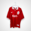 Koszulka piłkarska Liverpool FC, 1996/98 Home, stan bardzo dobry - jedno mikro zaciągnięcie na froncie.- widok z tyłu