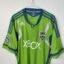 Koszulka piłkarska Seattle Sounders FC, 2011/12 Home, stan bardzo dobry - kilka nieznacznych zabrudzeń z przodu jak i z tyłu koszulki.- zbliżenie na front