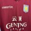Koszulka piłkarska Aston Villa, 2012/13 Home, stan dobry - nieznacznie popękany nadruk sponsora oraz wycięty kołnierzyk.- widok dodatkowy 4