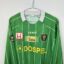 Koszulka piłkarska GKS Katowice, 2004/05 Away, stan zadowalający - mikro zaciągnięcia, popękany nadruk na rękawie oraz nieznacznie zabrudzony numer na plecach.-
