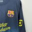 Koszulka piłkarska FC Barcelona, 2012/13, stan dobry - nieznacznie popękane nadruki sponsora z przodu jak i z tyłu koszulki, przetarcie materiału na rękawie oraz