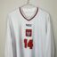 Poland football shirt, 2000 Home, very good condition - a few minor pulls.- close-up on front