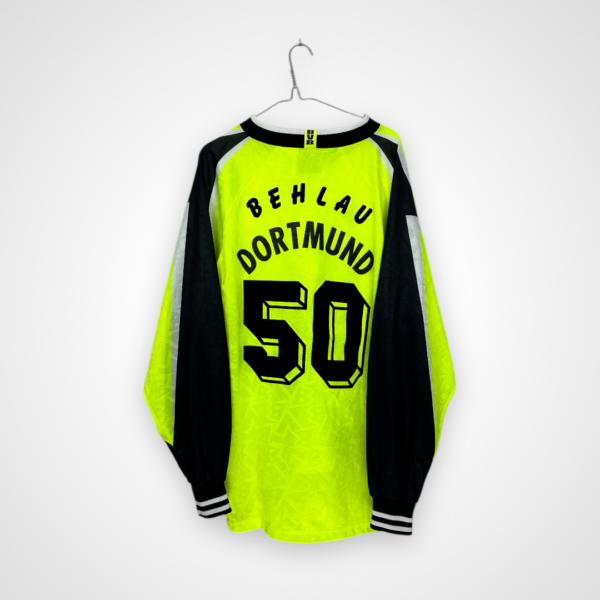 Koszulka piłkarska Borussia Dortmund, 1995/96 Home- widok z tyłu