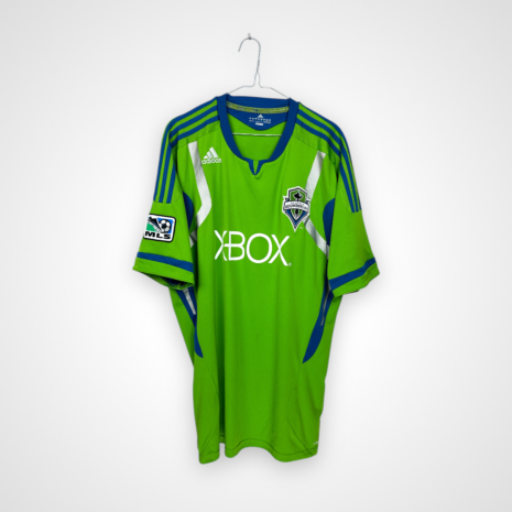 Seattle Sounders FC football shirt, 2011/12 Home, very good condition - some minor soiling on the front as well as the back of the shirt.